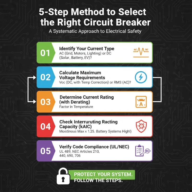 5-Step Method to Select the Right Circuit Breaker