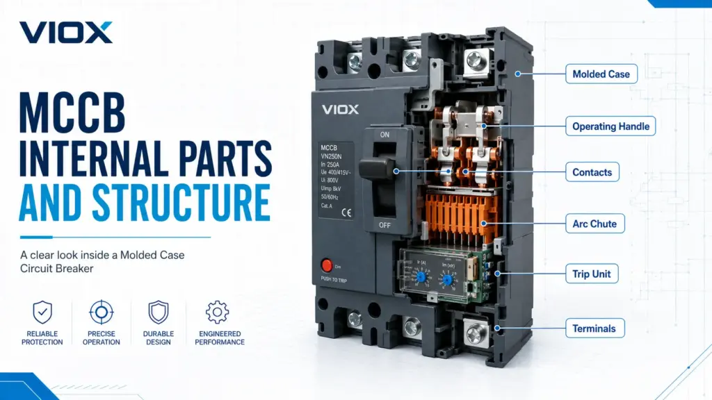 MCCB Internal Parts and Structure: Diagram, Components, and Functions