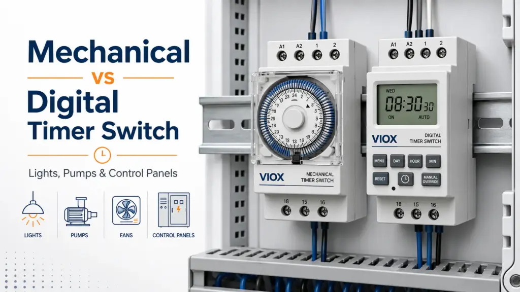 Mechanical Timer Switch vs Digital Timer Switch: Which Is Better for Lights, Pumps, and Control Panels?