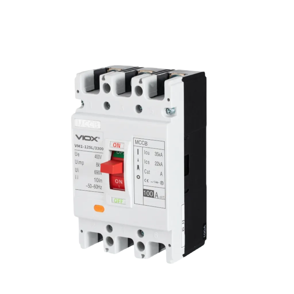 VIOX VM1-125L_3300 22kA 100A MCCB
