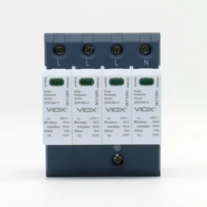 VIOX VSP1-C40/4(S) Pluggable Multi-Pole SPD