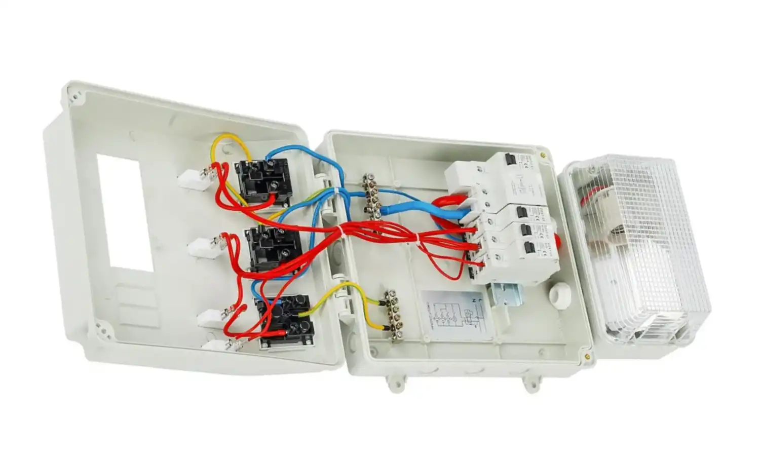 Internal structure of a ready board by VIOX