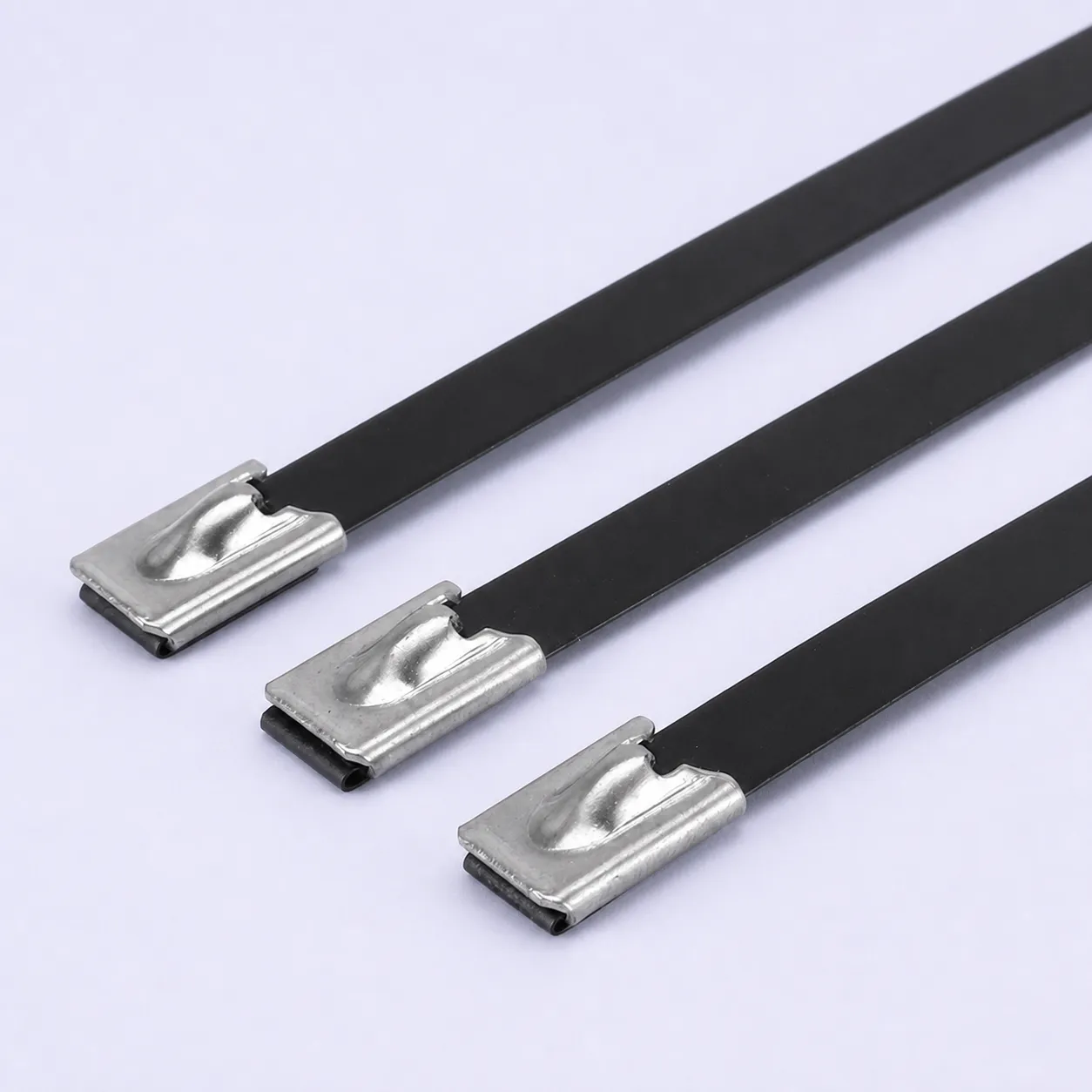 PVC coated Ball Lock Stainless Steel Cable Tie