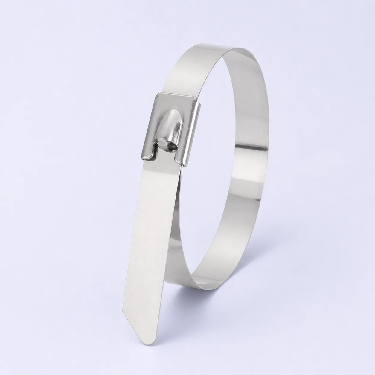 Uncoated Ball Lock Stainless Steel Cable Tie
