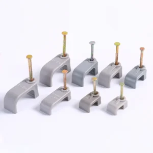 VIOX Square Nail Cable Clips