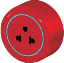Power track socket American adapter