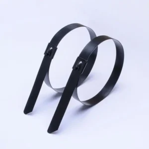 Polyester coated Ball Lock Stainless Steel Cable Tie