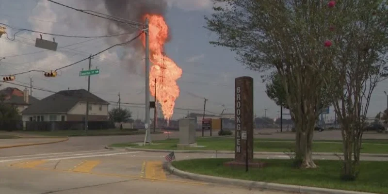 Street Lamp Power Box Fire