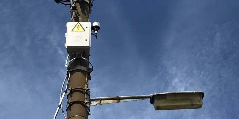 Street Light Meter Box on pole