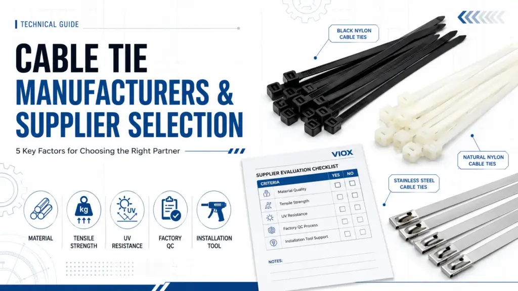 Top Cable Tie Manufacturers and Suppliers: Best Brands, Factory Selection, and Buyer Guide