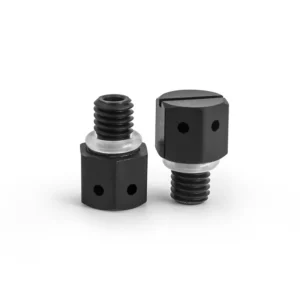 Black Metal Breather Vent Plug