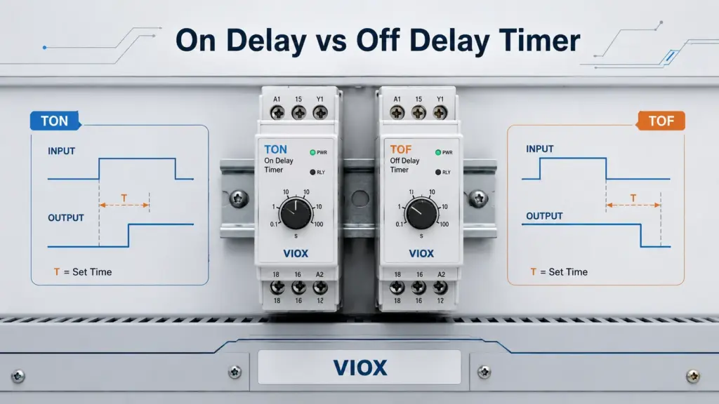 On Delay vs Off Delay Timer: TON vs TOF Timing Diagram and Working Principle
