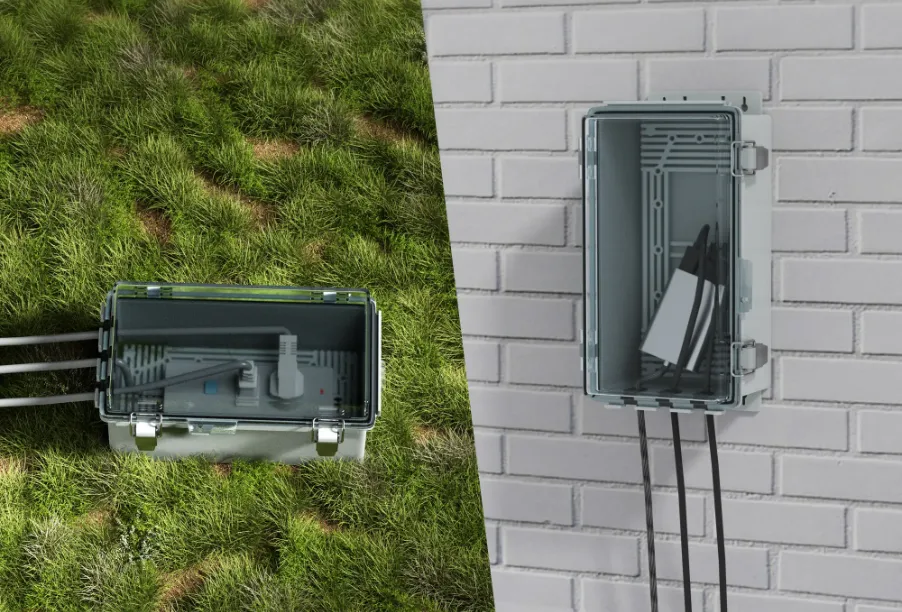 Plastic Junction Boxes Outside use on wall and ground