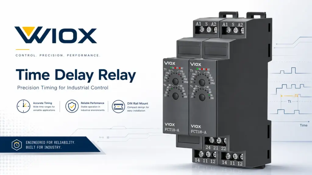 Time Delay Relay Guide: Working Principle, Types, Wiring Diagram, Symbols, and Applications