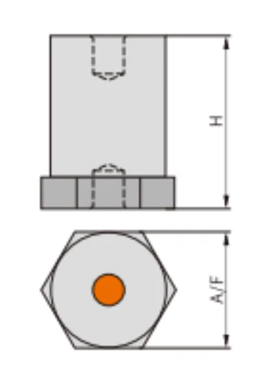 SB Series Busbar Insulator Dimension