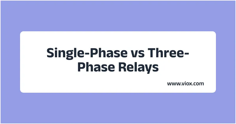 Single-Phase vs Three-Phase Relays