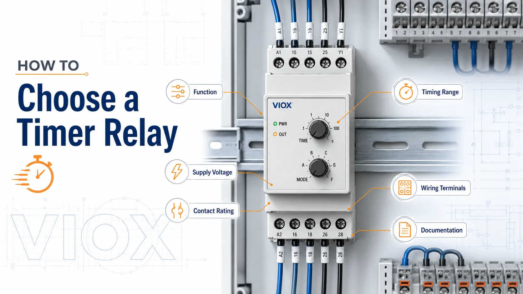 How to Choose a Timer Relay: Function, Voltage, Contact Rating, and Wiring Guide
