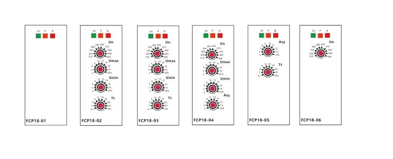 VIOX FCP18 Three-Phase Voltage Relay front