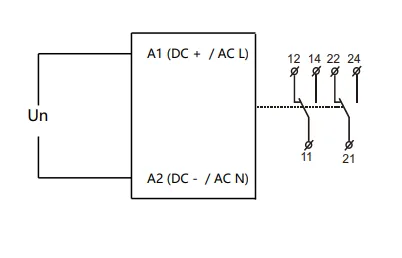 VIOX FCT18-AP Power On-Delay Timer Relay wiring
