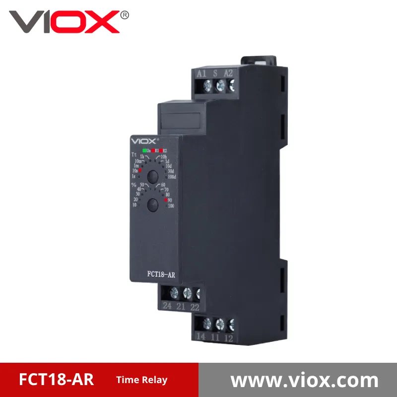 VIOX FCT18-AR Pulse Delayed Timer Relay with Control Signal