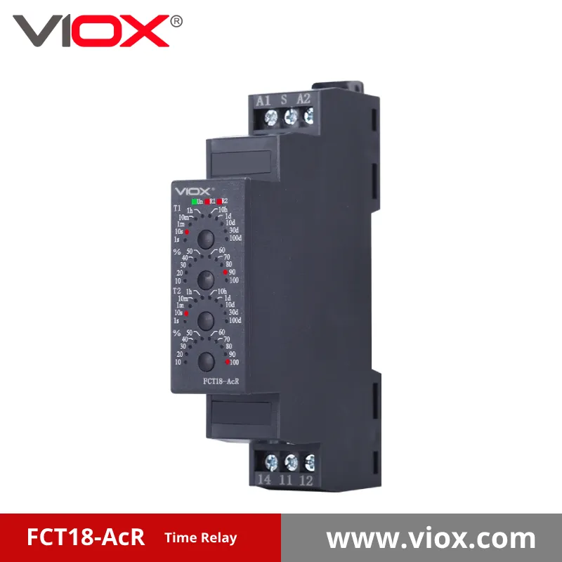 VIOX FCT18-AcR Asymmetrical Flashing Timer Relay