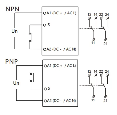 VIOX FCT18-AgR Pulse Delayed Relay with Control Signal wiring