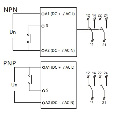 VIOX FCT18-BD Double Interval Timer Relay with Control Signal wiring