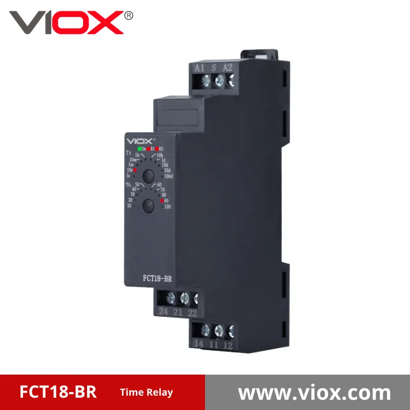 VIOX FCT18-BR Single Interval timer relay with control signal