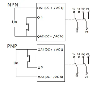 VIOX FCT18-B_Bt Off-Delay Timer Relay with Retrigger Control Signal wiring