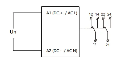 VIOX FCT18-RL Alternation Timer Relay wiring