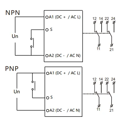 VIOX FCT18-X Multifunction Timer Relay wirings