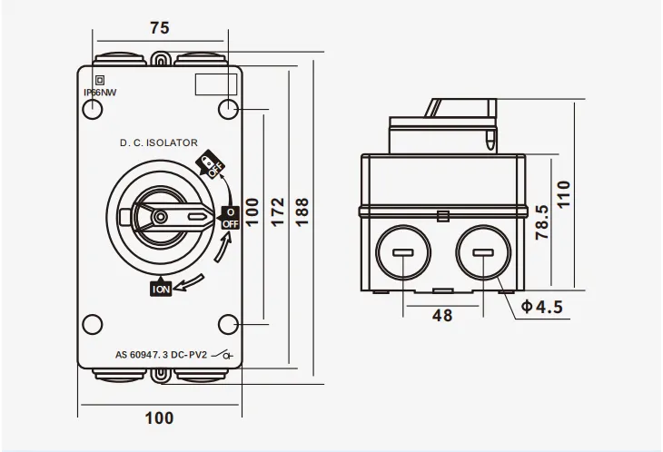 VOPV DC Isolator Switch ELR1 Series