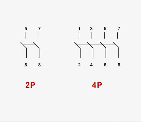VOPV DC Isolator Switch ELR1 Series wirings