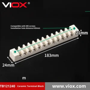 Photo of TB121240 Ceramic Terminal Block Product