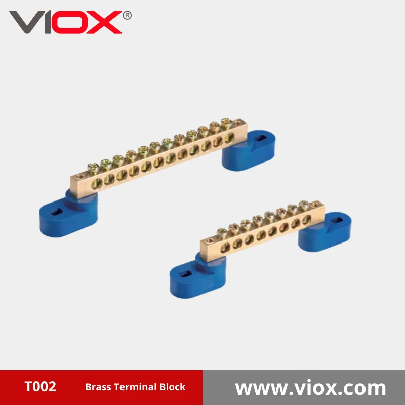 VIOX T002 Brass Terminal Block