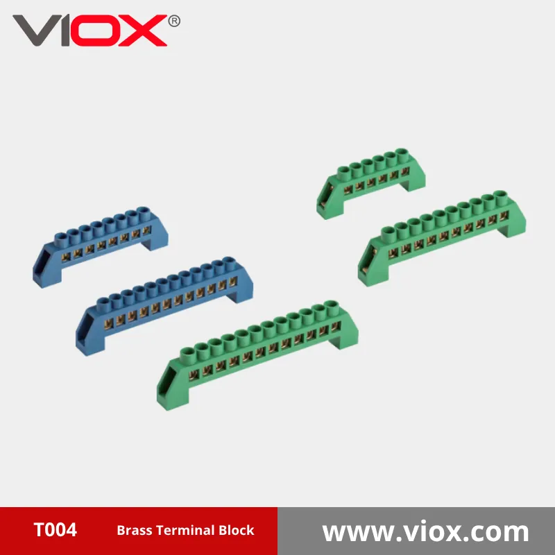 VIOX T004 Neutral Link Brass Terminal Block