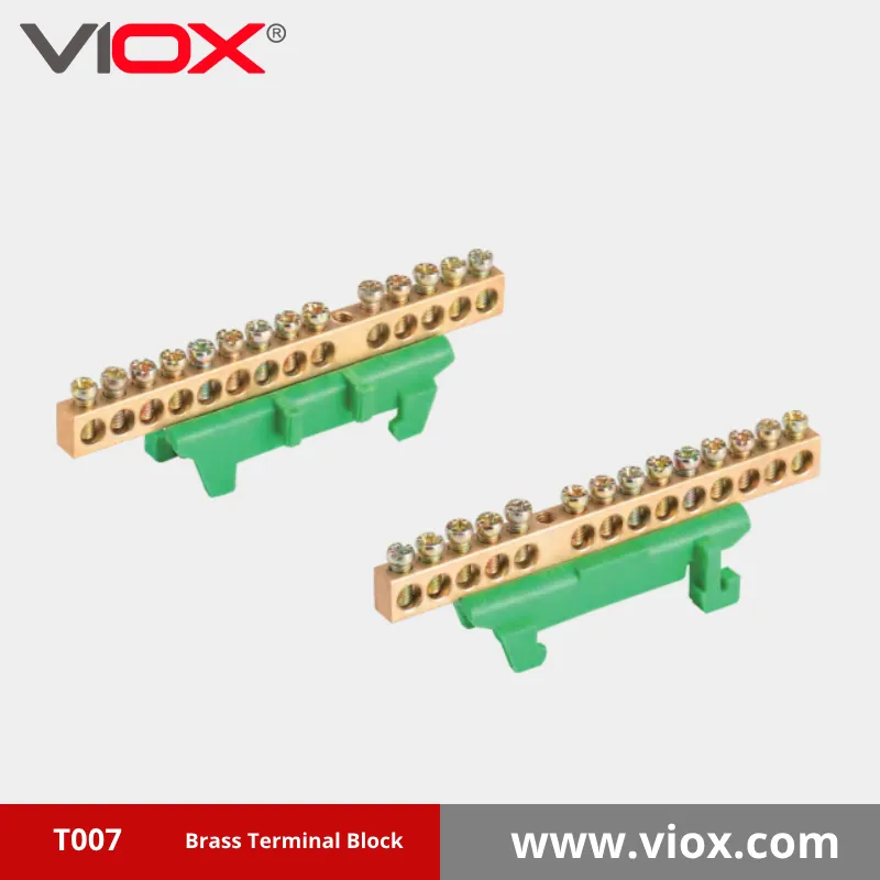 VIOX T007 Brass Terminal Block