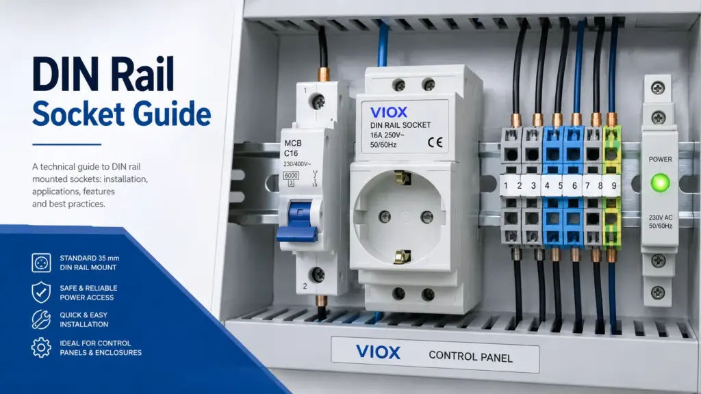 DIN Rail Socket Explained: Types, Uses, Wiring, and Selection Guide
