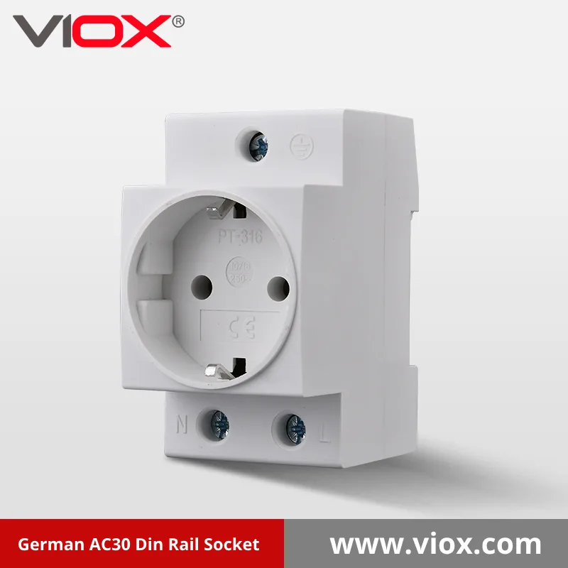 German AC30 Din Rail Socket