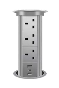 Three-position A13 Square + USB socket1