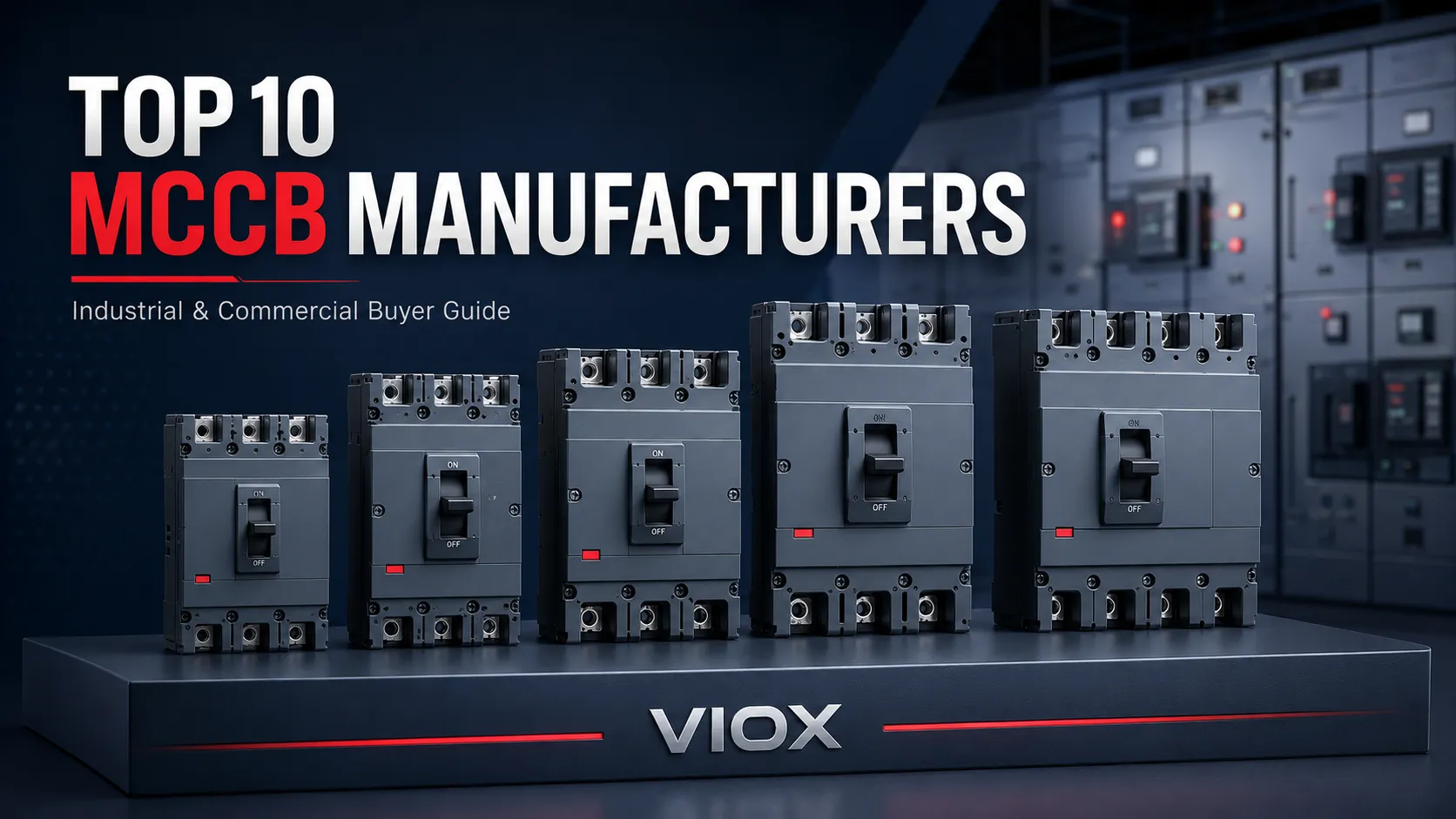 Top 10 MCCB manufacturers and brands for industrial and commercial power distribution