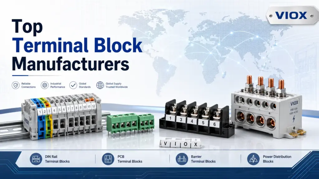 Top 10 Terminal Block Manufacturers and Suppliers: DIN Rail, PCB, Barrier, and Industrial Wiring Brands