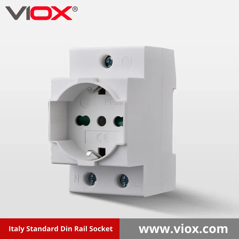 Italy Standard DIN Rail Socket