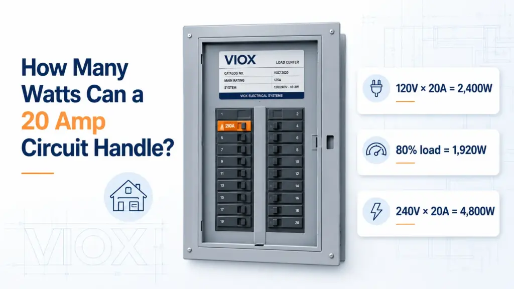 How Many Watts Can a 20 Amp Circuit Breaker Handle? Complete Guide for Homeowners