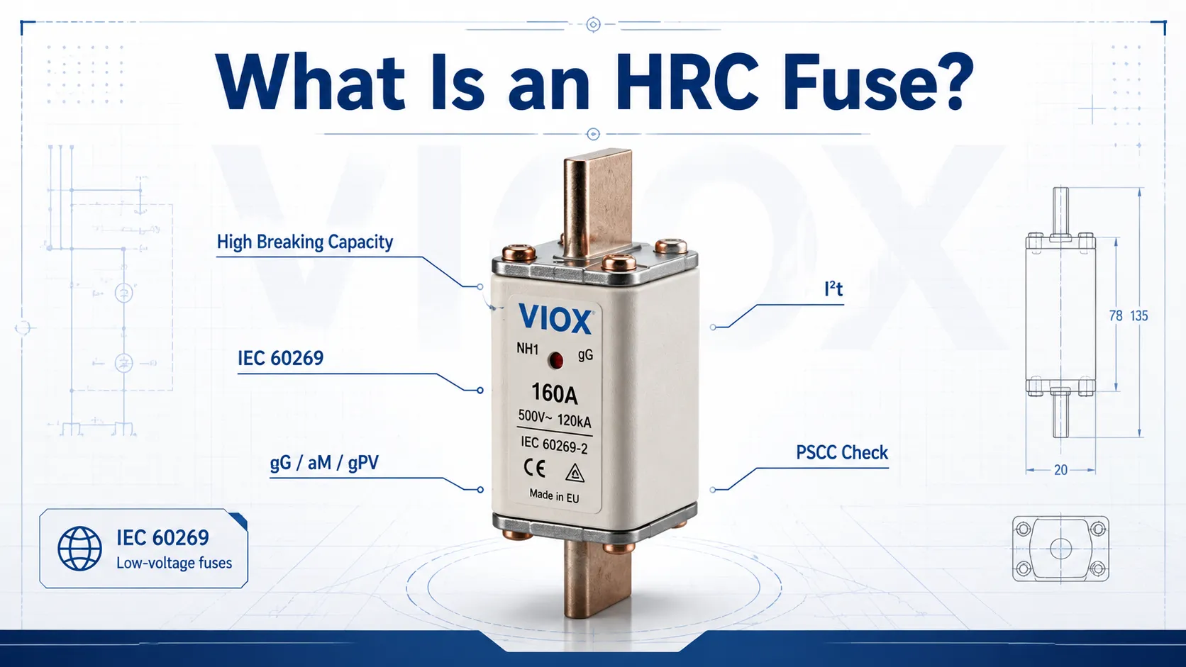What Is an HRC Fuse? High Rupturing Capacity Fuse Working Principle, Ratings, and Selection
