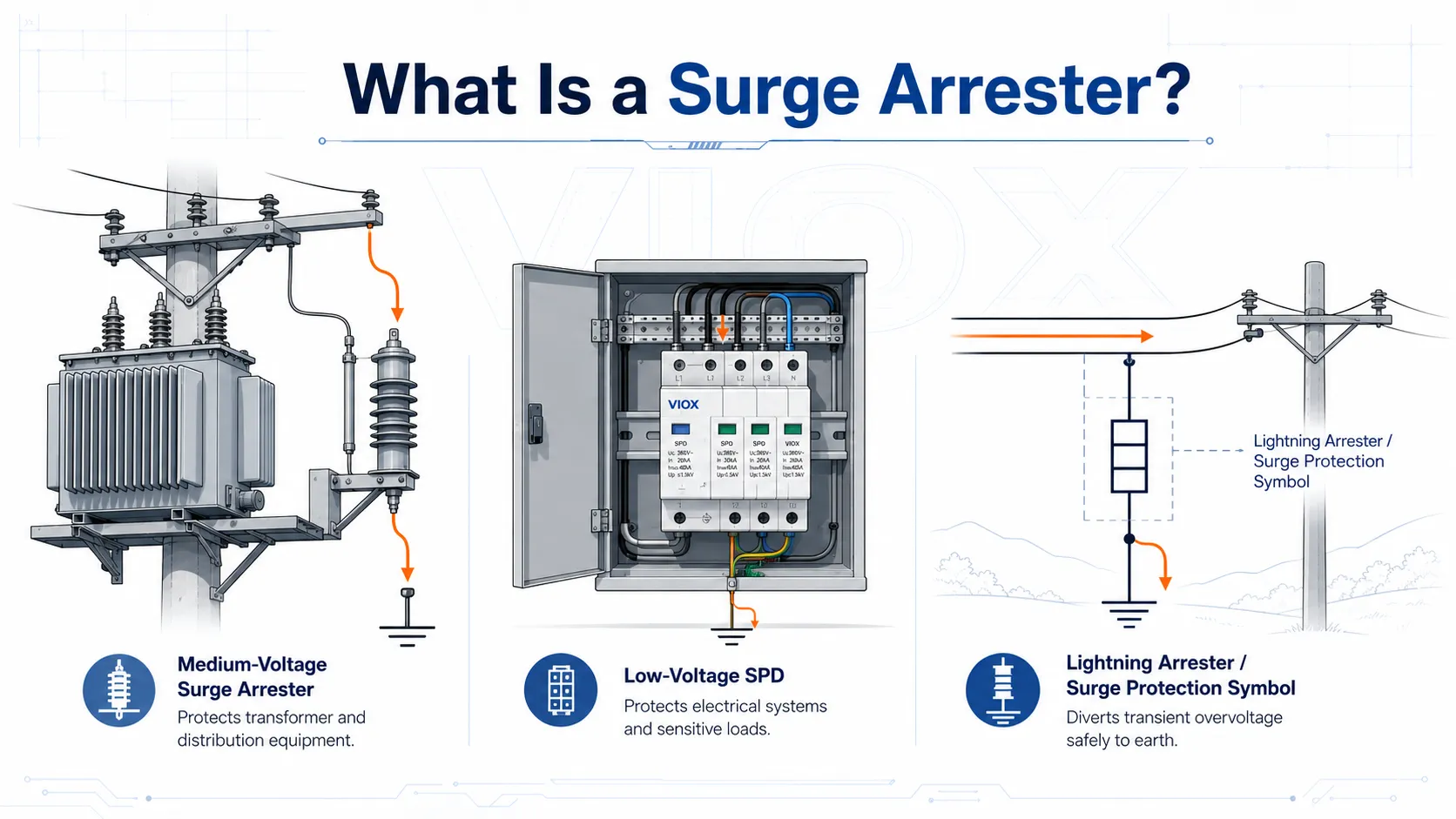 What Is a Surge Arrester? Surge Arrester vs SPD vs Lightning Arrester Explained