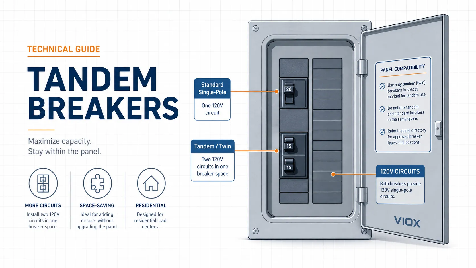 Tandem Breakers Explained: CTL vs Non-CTL, Safety, and Panel Compatibility