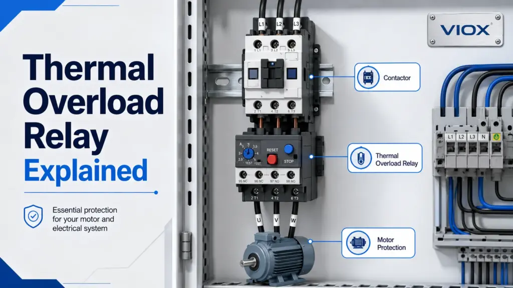 Thermal Overload Relay Explained: Motor Protection, Working Principle, Contacts, and Selection
