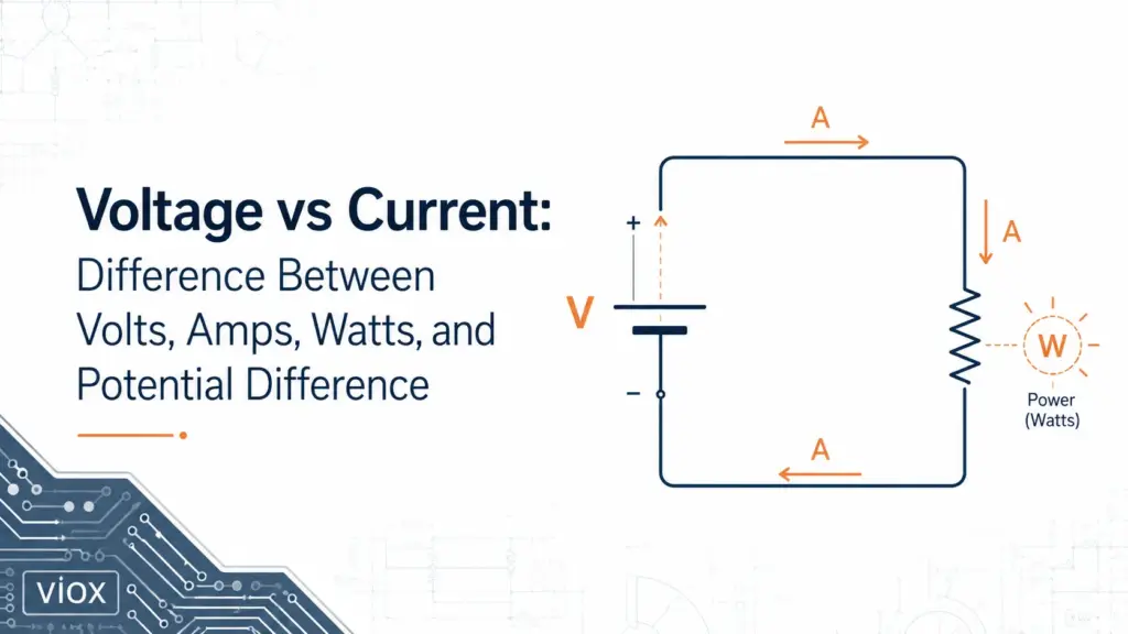 Voltage vs Current: Difference Between Volts, Amps, Watts, and Potential Difference