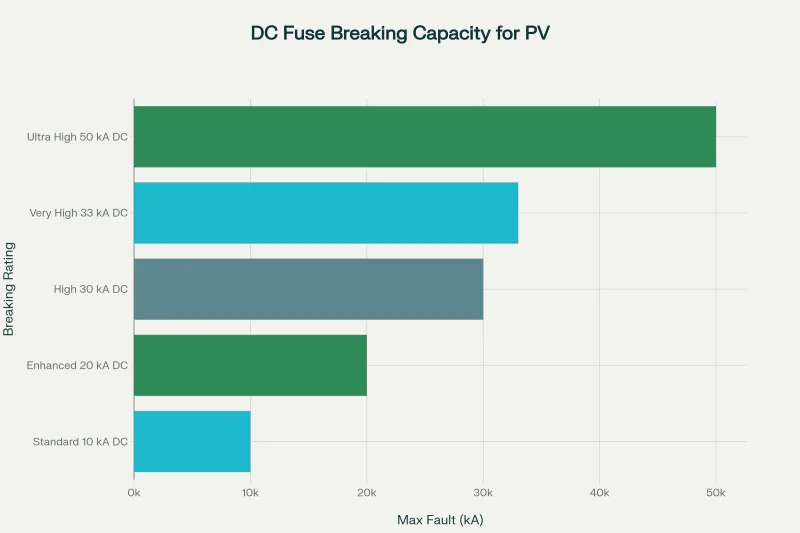 dc fuse breaking capacity for PV